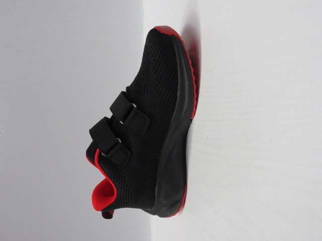 Buty Sportowe Dziecięce A160 BLACK/RED 31-36 1