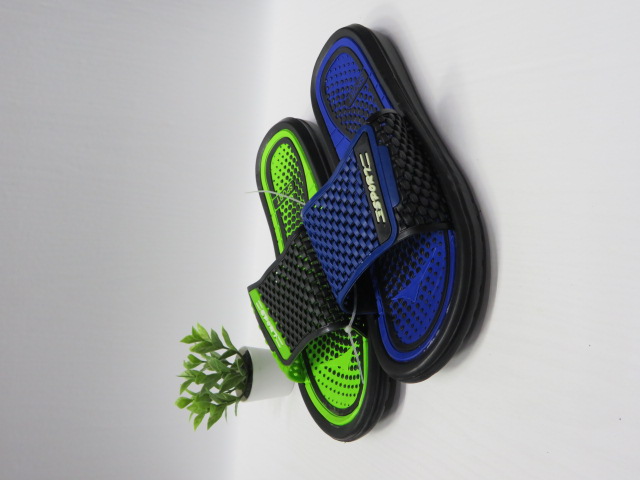 Klapki Męskie T2346 ROYAL/GREEN/GREY 41-46