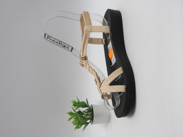 Sandały damskie W596-3 BEIGE 36-41 1