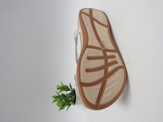 Sandały damskie FY6953 SILVER 36-41 2