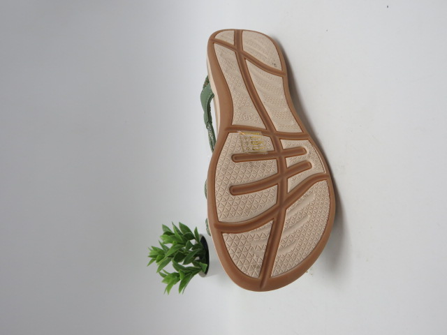 Sandały damskie FY6897 GREEN 36-41 2