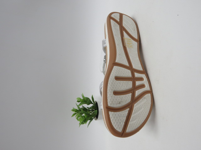 Sandały damskie FY6828 SILVER 36-41 2