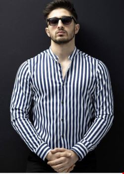 Koszule męskie na długi rękaw 2761 1 kolor M-2XL (Towar Tureckie)