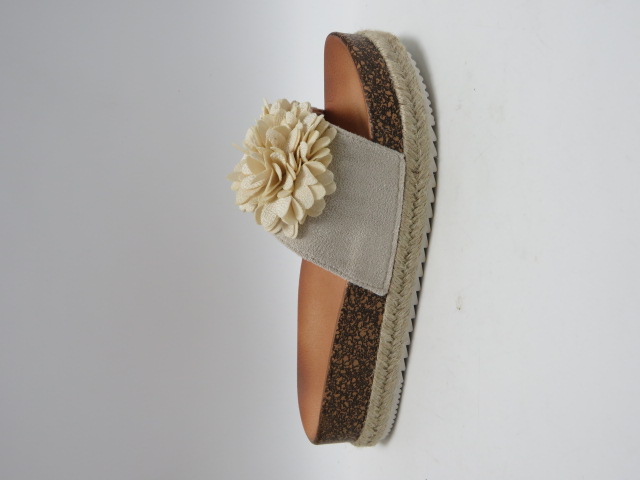 Klapki Damskie DF853 BEIGE 36-41