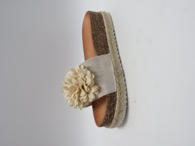 Klapki Damskie DF853 BEIGE 36-41 1