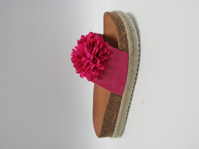 Klapki Damskie DF853 FUSHIA 36-41