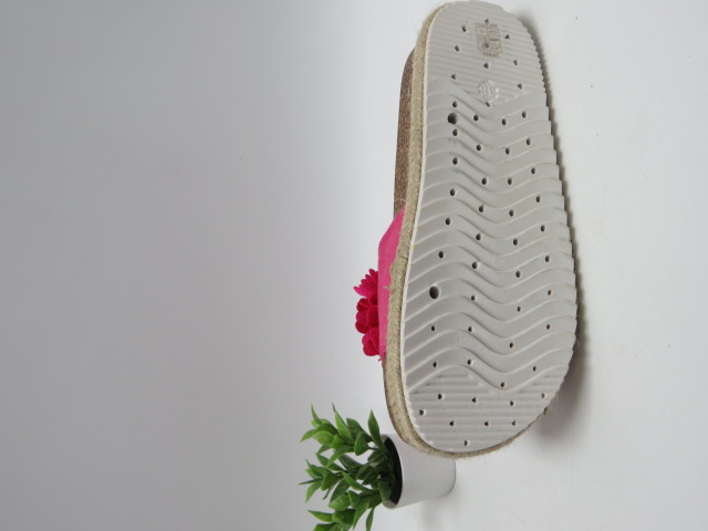 Klapki Damskie DF853 FUSHIA 36-41 2