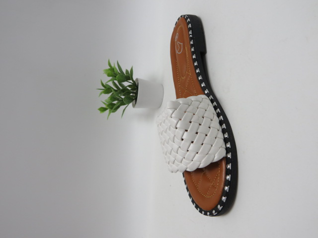 Klapki Damskie W262 WHITE 36-41 1