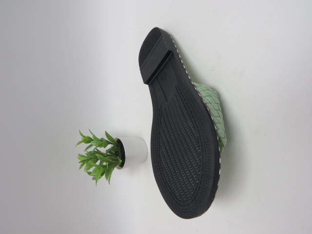 Klapki Damskie W262 GREEN 36-41 2