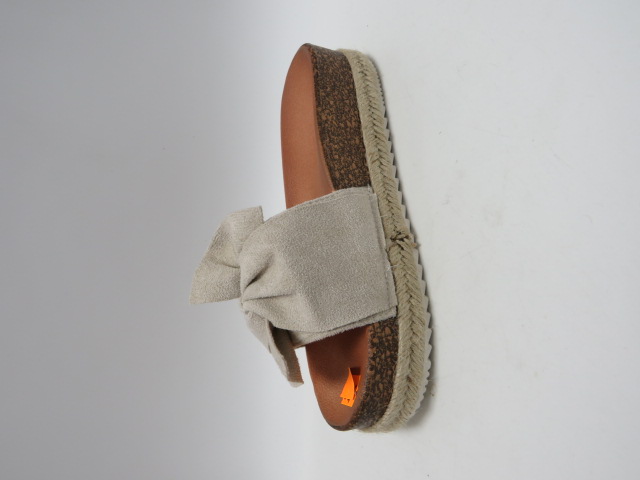 Klapki Damskie DF852 BEIGE 36-41 1