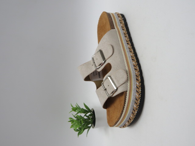 Klapki Damskie DF869 BEIGE 36-41