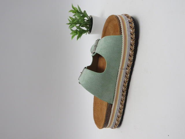 Klapki Damskie DF869 VERDE 36-41 1