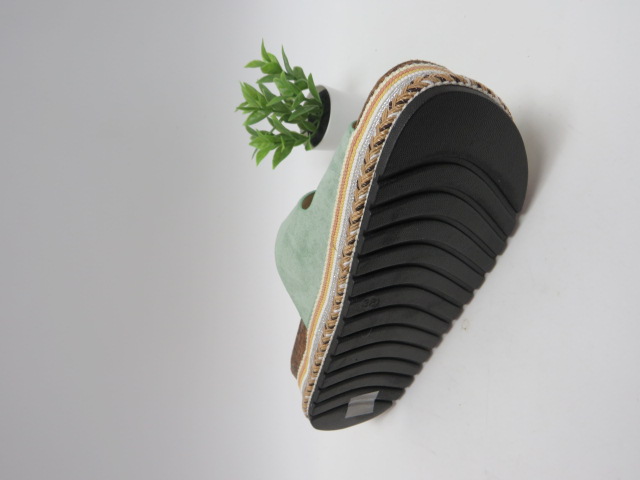 Klapki Damskie DF869 VERDE 36-41 2