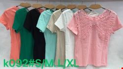 Bluzka damskie K092 Mix kolor S/M-L/XL