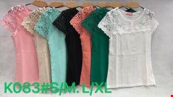 Bluzka damskie K083 Mix kolor S/M-L/XL