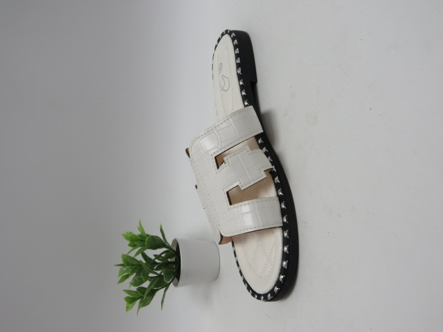 Klapki Damskie W375 WHITE 36-41 1