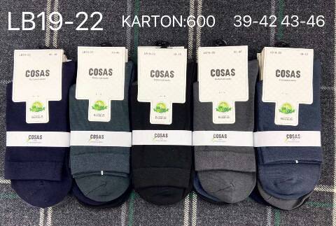 Skarpety męskie LB19-22 Mix kolor 39-46 1