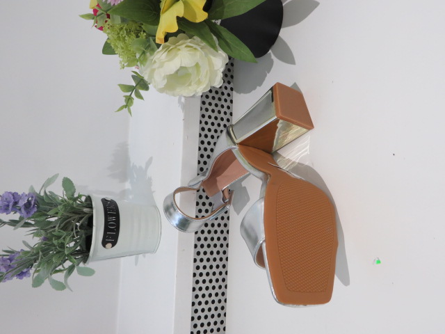 Czółenka Damskie L7869 SILVER 36-41 2