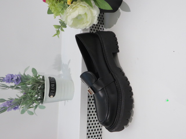 Półbuty Damskie NN302 BLACK 36-41 1