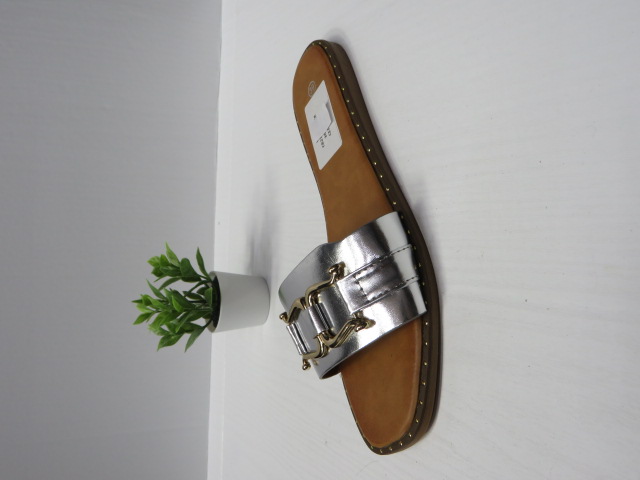 Klapki Damskie CB2122 SILVER 36-41