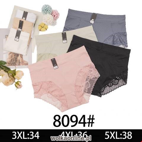 Majtki damskie 8094 Mix kolor 3XL-5XL