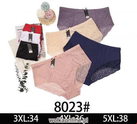 Majtki damskie 8023 Mix kolor 3XL-5XL