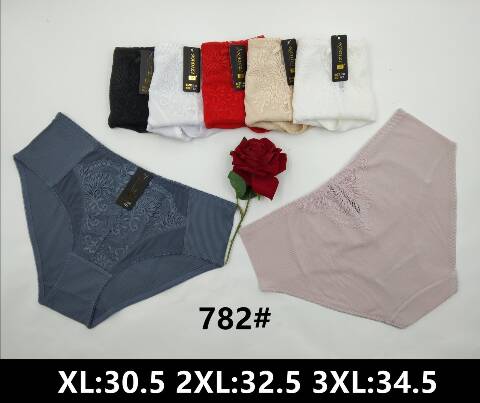 Majtki damskie 782 Mix kolor XL-3XL 1