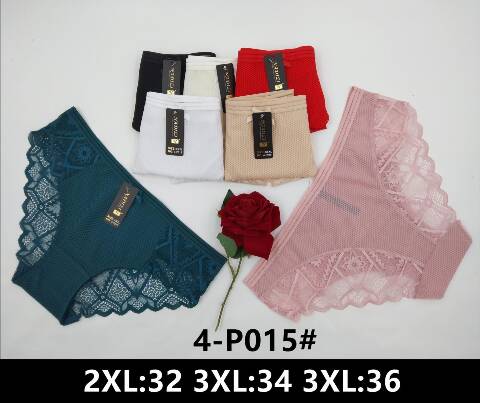 Majtki damskie 4-P015 Mix kolor 2XL-4XL 1