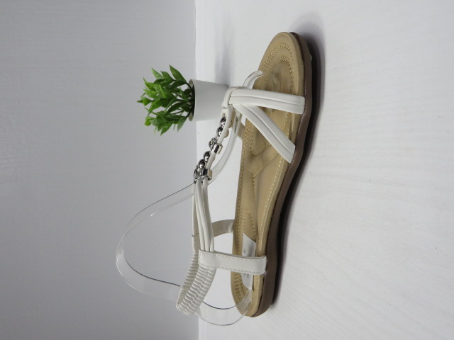 Sandały damskie 858-18 WHITE 36-41 1