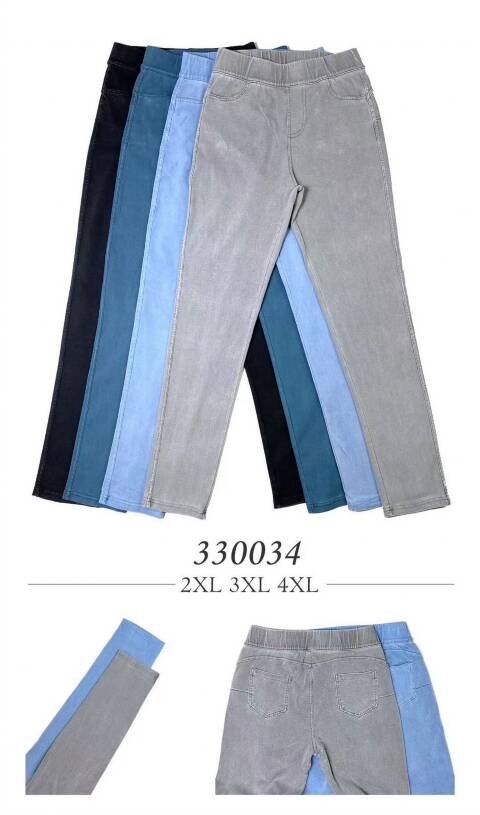 Jeansy damskie 330034 1 kolor 2XL-4XL 1