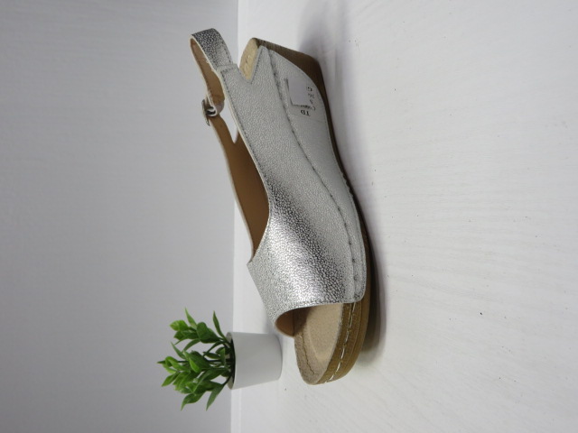 Sandały damskie C9904-12 SILVER 36-41 1