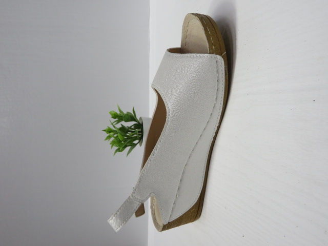 Sandały damskie C9904-12A SILVER 36-41 1