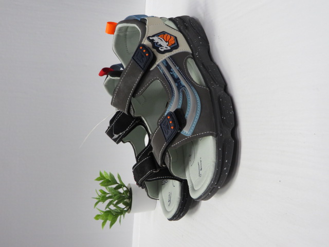 Sandały Dziecięce 4333-22 BLACK/GREY/BLUE 32-37