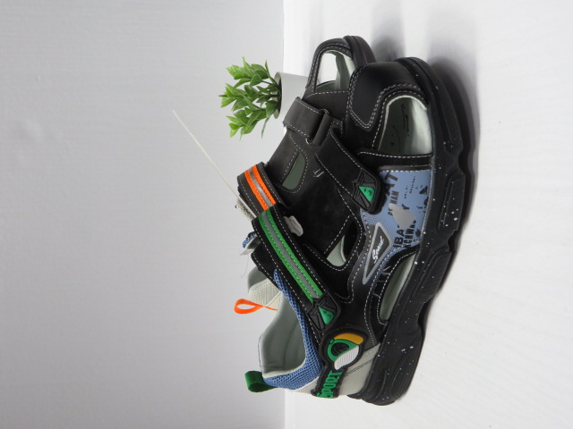 Sandały Dziecięce 4335-22 BLACK/GREY/BLUE 32-37 1