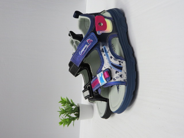 Sandały Dziecięce 4334-22 BLACK/GREY/NAVY 32-37