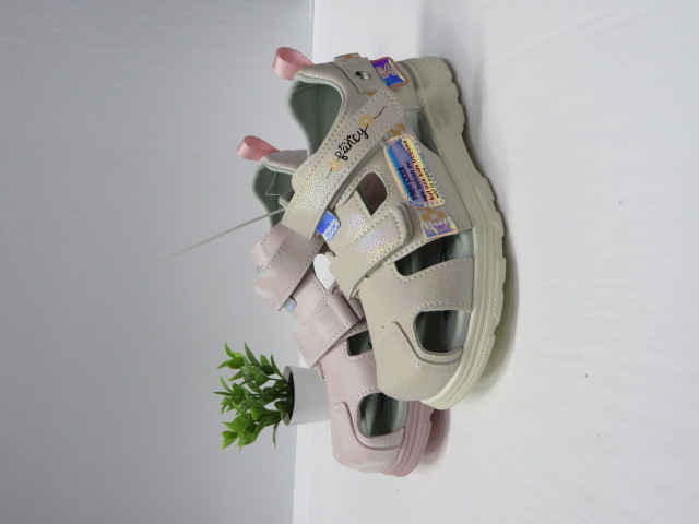 Sandały Dziecięce 4336-22 BLACK/PINK/BEIGE 32-37