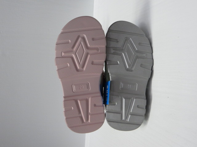 Sandały Dziecięce 2487-22 BLACK/GREY/PINK 27-32 2