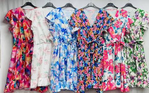 Sukienka damskie 4483 Mix kolor Standard (Towar Polskie)