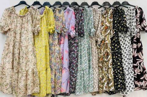 Sukienka damskie 4487 Mix kolor Standard (Towar Polskie)