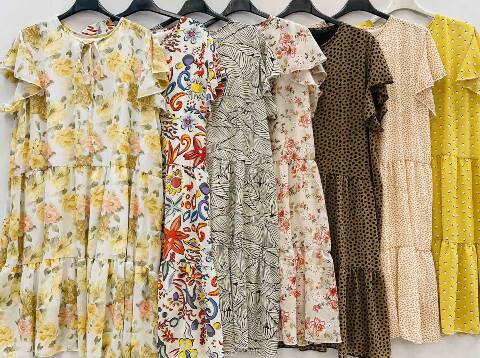 Sukienka damskie 4488 Mix kolor Standard (Towar Polskie)