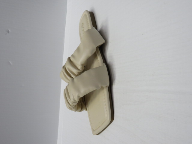 Klapki Damskie 1-037 BEIGE 36-41