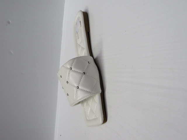 Klapki Damskie 1-06 WHITE 36-41 1
