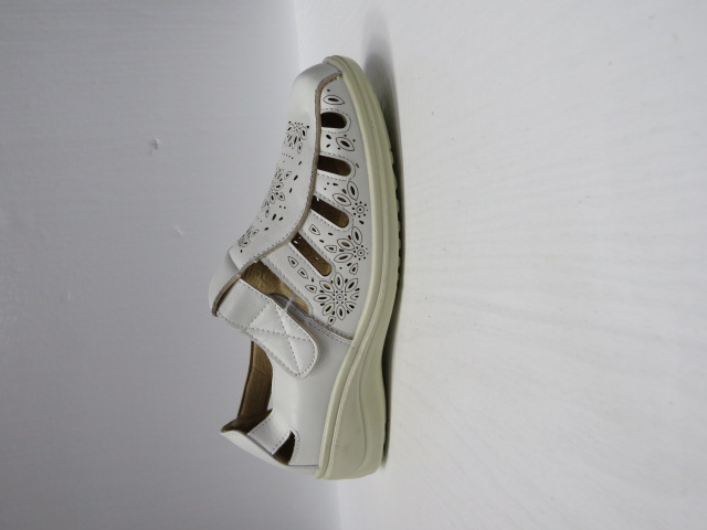 Półbuty Damskie L12 WHITE 37-42