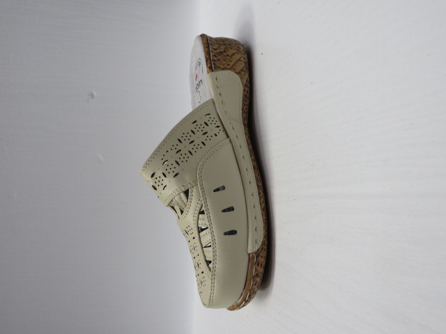 Klapki Damskie B25-5 BEIGE 36-42 1