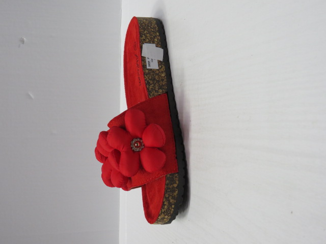 Klapki Damskie WL583 RED 36-41 1