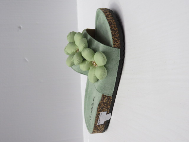 Klapki Damskie WL583 GREEN 36-41