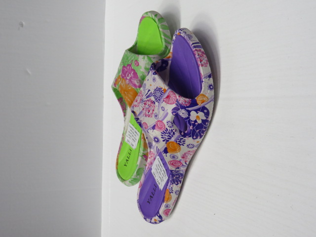 Klapki Damskie 3060-2 RED/BLUE/VIOLET/GREEN 36-41 1