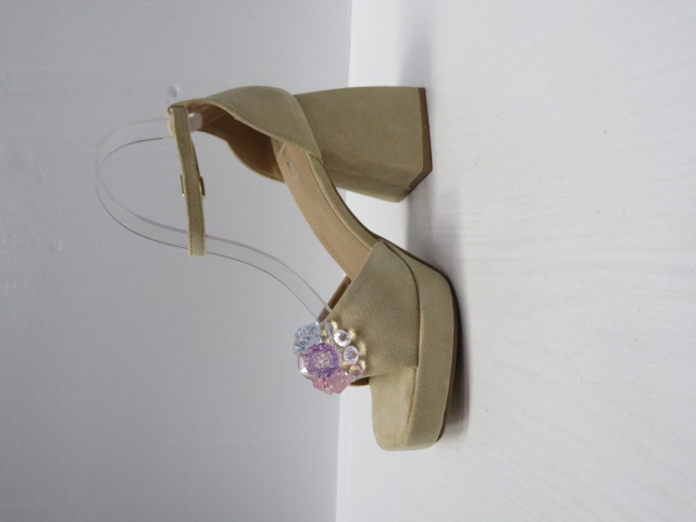 Czółenka Damskie A1024 BEIGE 36-41 1