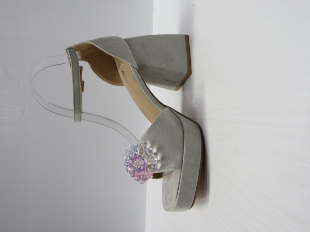 Czółenka Damskie A1024 GREY 36-41 1