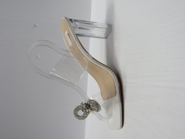 Czółenka Damskie 1-195 WHITE 36-41 1